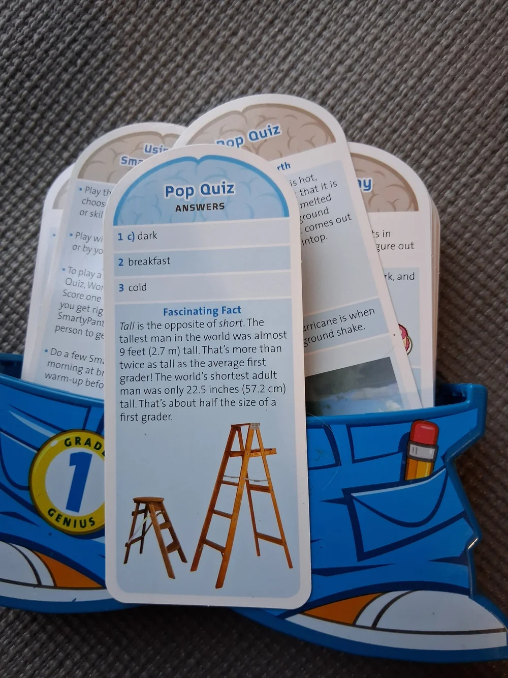 Melissa & Doug SmartyPants Grade 1 Brain-Building Card Set